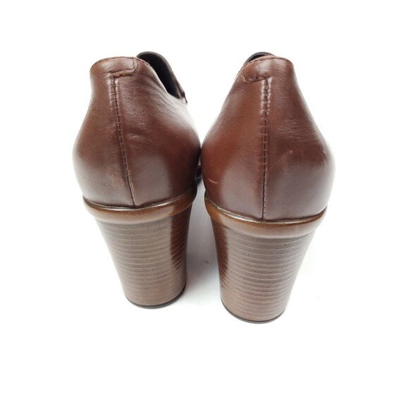 Dansko Norah Brown Size 41 US 10.5-11 Block Heel Clogs Buckle Strap - Picture 6 of 8